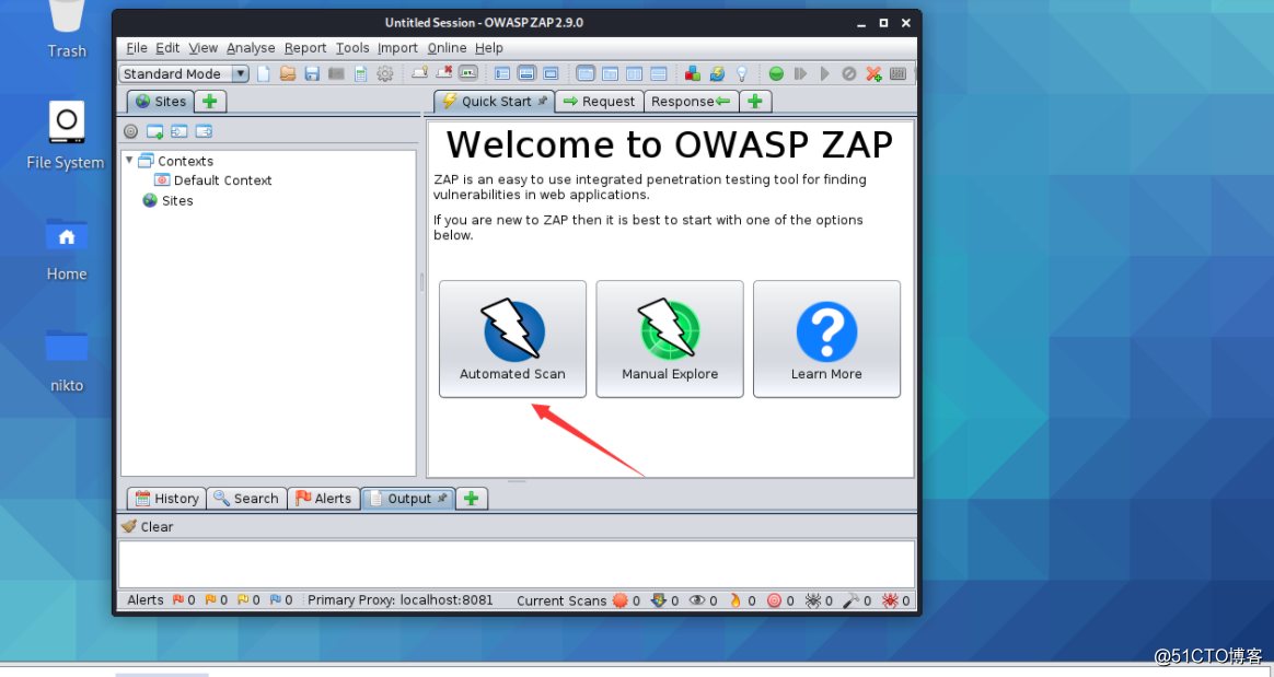 OWASP ZAP基本使用教程(Kali版)_html_04